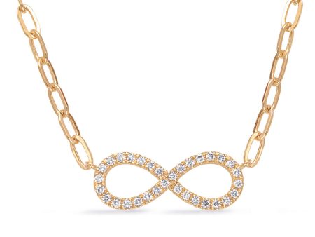 Yellow Gold Diamond Necklace Online Sale