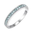 14Kt White Gold Aquamarine 1 3Ctw Ring For Sale