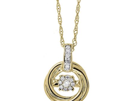 14Kt Yellow Gold Diamond 1 20Ctw Pendant Supply