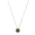 Sterling Silver & 18K Gold Popcorn Birthstone Pendant on Sale