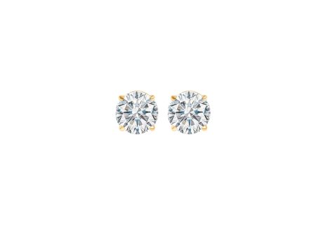 14Kt Yellow Gold Diamond 1 5Ctw Earring Hot on Sale