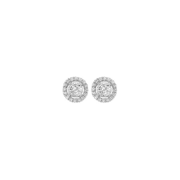 14Kt White Gold Diamond 1 3Ctw Earring Online