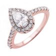 14Kt Rose Gold Diamond 1Ctw Ring Sale