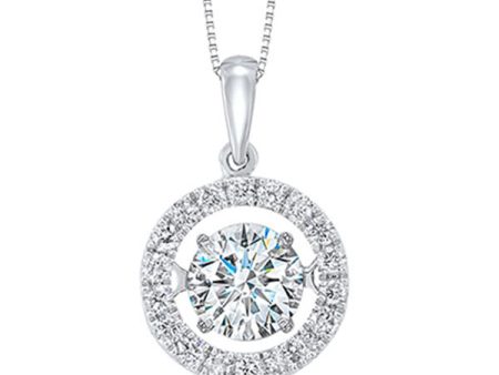 14Kt White Gold Diamond 1 7 8Ctw Pendant For Discount