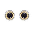 Sterling Silver & 18K Gold Popcorn Birthstone Stud Earrings Online