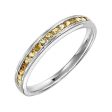 14Kt White Gold Citrine 1 3Ctw Ring Online Sale