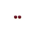 14Kt Yellow Gold  Ruby 1 4Ctw Earring For Discount