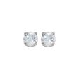 14Kt White Gold White Topaz 1Ctw Earring Online Hot Sale