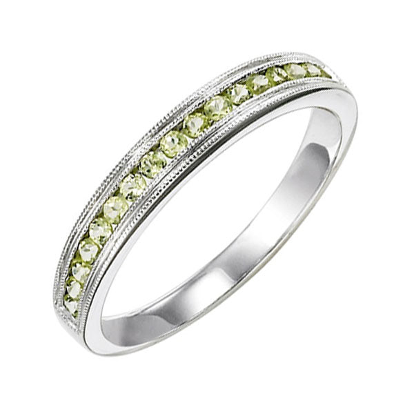 14Kt White Gold & Peridot 1 3Ctw Ring Supply