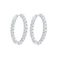 14Kt White Gold Diamond 7Ctw Earring Online Sale