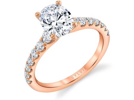 Oval Cut Classic Engagement Ring - Veronique Online Sale