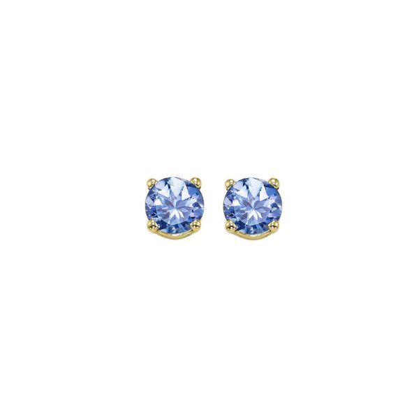 14Kt Yellow Gold Tanzanite 3 4Ctw Earring For Cheap