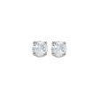 14Kt White Gold White Topaz 7 8Ctw Earring For Discount