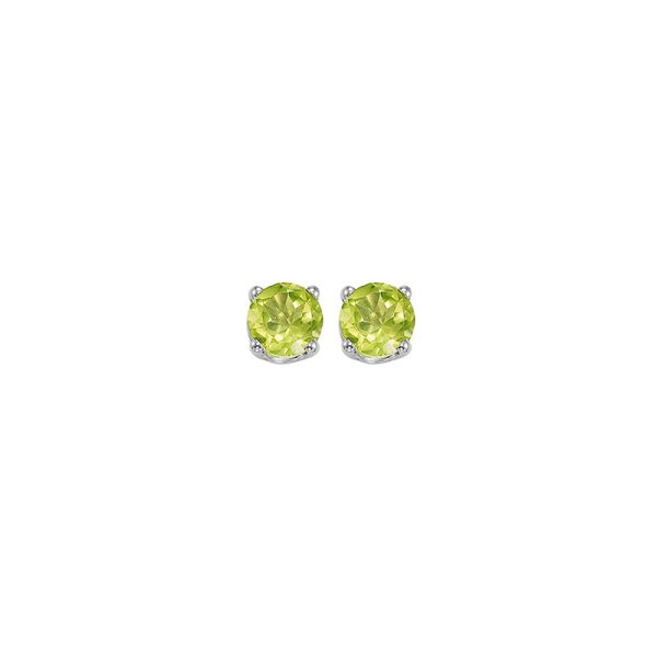 14Kt White Gold Peridot 1 2Ctw Earring Fashion