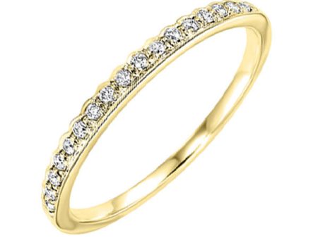 10Kt Yellow Gold Diamond 1 8Ctw Ring on Sale