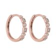 14Kt Rose Gold Diamond 1 8Ctw Earring For Sale