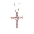 14Kt Rose Gold Diamond 3 4Ctw Pendant Hot on Sale