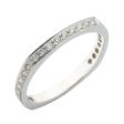 White Gold Pave Ring Fashion