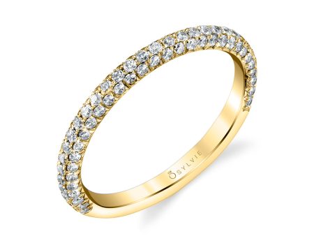 Classic Pave Wedding Band - Jayla For Sale