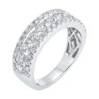 14Kt White Gold Diamond 1Ctw Ring Cheap