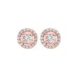 14Kt Rose Gold Diamond 1Ctw Earring Online now