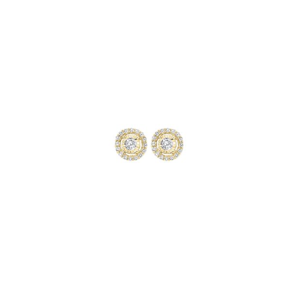 14Kt Yellow Gold Diamond 1 6Ctw Earring For Cheap