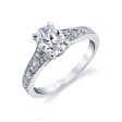 Oval Cut Vintage Inspired Engagement Ring - Chereen For Cheap