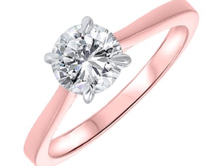 14Kt White Rose Gold Diamond 1 3Ctw Ring Discount