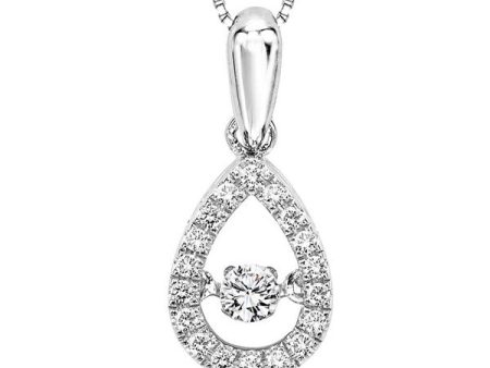 14Kt White Gold Diamond 1 5Ctw Pendant Online