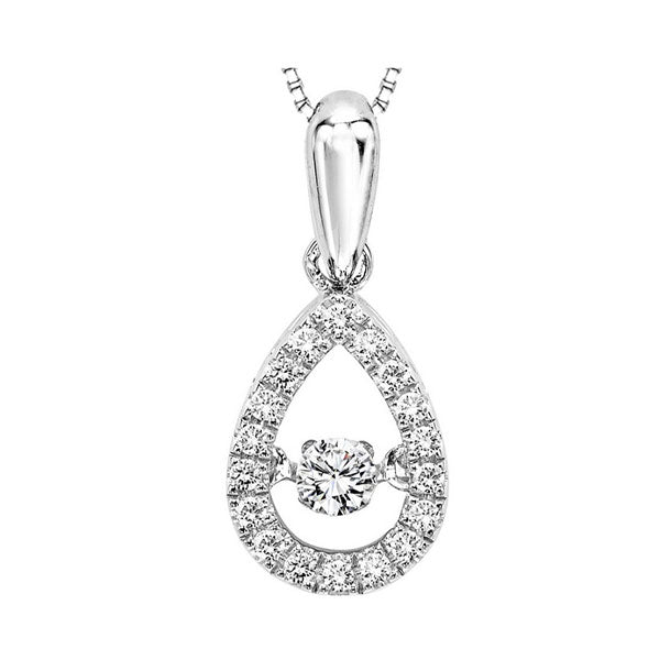 14Kt White Gold Diamond 1 5Ctw Pendant Online