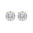 14Kt Yellow Gold Diamond 1 1 4Ctw Earring Sale