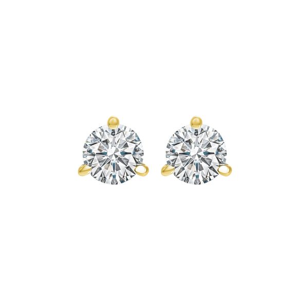 18Kt Yellow Gold Diamond 1 2Ctw Earring Online