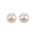 14Kt White Gold Pearl Earring Fashion