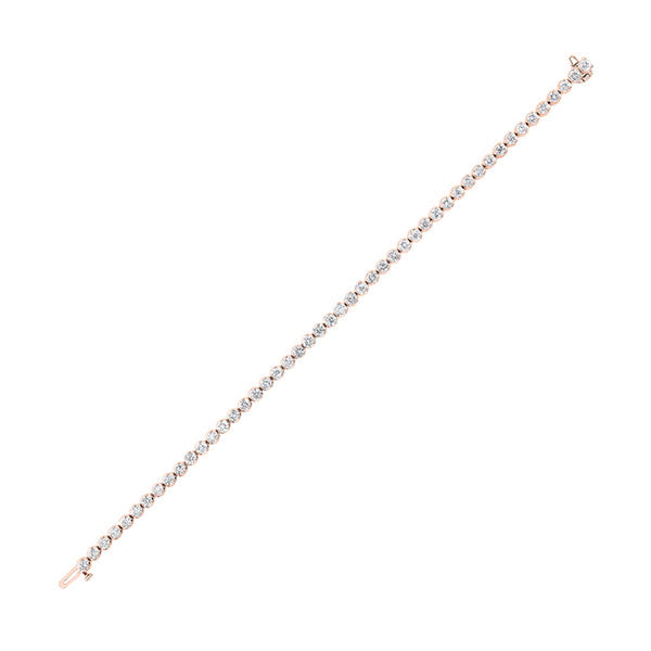 14Kt Rose Gold Diamond 5Ctw Bracelet Online Sale