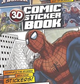 Marvel: Marvel Spiderman 3D Comic Sticker Book [2014] paperback Hot on Sale